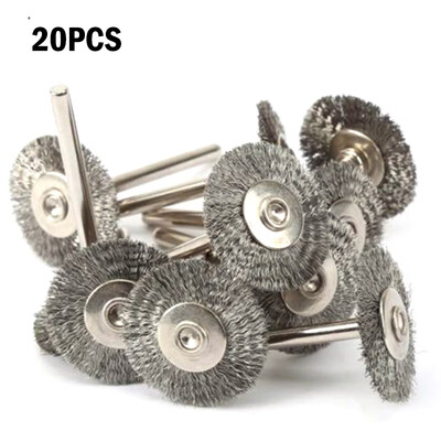 20pcs Steel Brush Wire Wheel Brushes Die Grinder Rotary Tool For Polishing Set
20pcs Steel Brush Wire Wheel Brushes Die Grinder Rotary Tool For Polishing Set