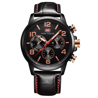 MINI FOCUS Male Watches Business Watch Quartz Watches Japanese Movement Noctilucent Waterproof Fake Three Eyes 0001G
MINI FOCUS Male Watches Business Watch Quartz Watches Japanese Movement Noctilucent Waterproof Fake Three Eyes 0001G