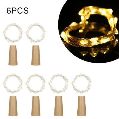 String Lights Bottle Stopper Atmosphere Lamp 2Meters 20 LED Copper Wire Fairy White Twistable String Light for Christmas Holiday F
String Lights Bottle Stopper Atmosphere Lamp 2Meters 20 LED Copper Wire Fairy White Twistable String Light for Christmas Holiday F