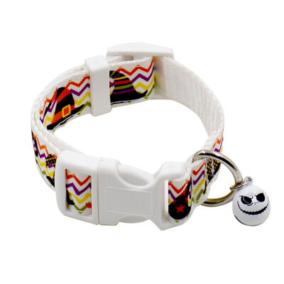 Pet Collars For Dogs Design Halloween Festival Nylon Collars With Bells Pet Decorations
Pet Collars For Dogs Design Halloween Festival Nylon Collars With Bells Pet Decorations