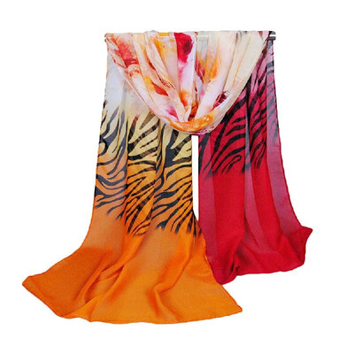 New Women Chiffon Scarf Contrast Color Zebra Flower Print Colorful Long Shawl Pashmina
New Women Chiffon Scarf Contrast Color Zebra Flower Print Colorful Long Shawl Pashmina