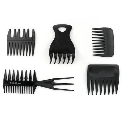 Greensen 5pcs Men Retro Oil Hair Hairdressing Comb Portable Wide Large Tooth Hairstyle Comb
Greensen 5pcs Men Retro Oil Hair Hairdressing Comb Portable Wide Large Tooth Hairstyle Comb