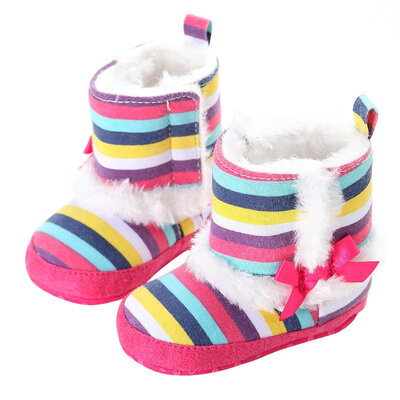 Baby Girl Winter Snow Boots Striped Rainbow Crochet Knit Fleece Bootie Warm Baby Boots Shoes 0-18M
Baby Girl Winter Snow Boots Striped Rainbow Crochet Knit Fleece Bootie Warm Baby Boots Shoes 0-18M