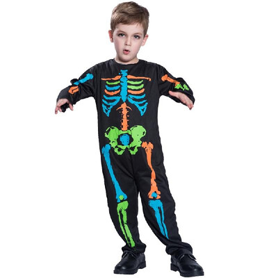 Unisex Child Baby Halloween Colorful Skeleton Jumpsuit Costume Masquerade Cosplay Party Props--S Size for 3-4 Years Old Kids
Unisex Child Baby Halloween Colorful Skeleton Jumpsuit Costume Masquerade Cosplay Party Props--S Size for 3-4 Years Old Kids