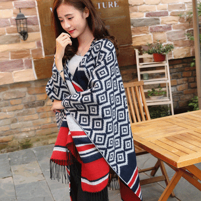 Europe&the United States split big shawl female autumn&winter thick 2018 fashion new British literary cloak imitation cashmere long scarf
Europe&the United States split big shawl female autumn&winter thick 2018 fashion new British literary cloak imitation cashmere long scarf