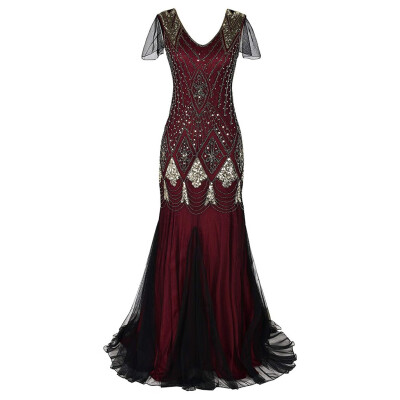 〖Follure〗Women Vintage 1920s Bead Fringe Sequin Lace Party Flapper Cocktail Prom Dress
〖Follure〗Women Vintage 1920s Bead Fringe Sequin Lace Party Flapper Cocktail Prom Dress