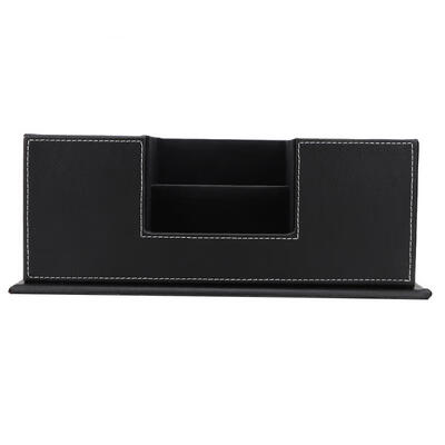 Greensen Multi-functional Durable PU Leather Double Office Pen Holder Desk Stationery Organizer 
Greensen Multi-functional Durable PU Leather Double Office Pen Holder Desk Stationery Organizer