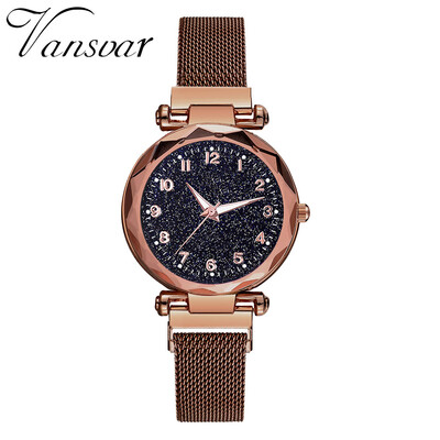 Women Watches Luminous Dial Ladies Quartz Wristwatch Romantic Starry Sky Mesh Belt Strap Roman Numerals Clock Reloj Mujer 50
Women Watches Luminous Dial Ladies Quartz Wristwatch Romantic Starry Sky Mesh Belt Strap Roman Numerals Clock Reloj Mujer 50