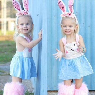 Toddler Kids Baby Girls Little Bunny Summer Party Dress Sundress Clothes Outfits 
Toddler Kids Baby Girls Little Bunny Summer Party Dress Sundress Clothes Outfits