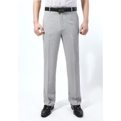 WENGUANGUO Summer thin section pleated high waist free ironing straight loose standard version mens trousers 7941
WENGUANGUO Summer thin section pleated high waist free ironing straight loose standard version mens trousers 7941