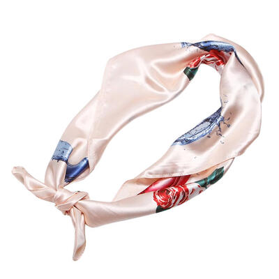 Fashion Women Rose Flower Print Square Scarf Neck Wrap Band Casual Decor 
Fashion Women Rose Flower Print Square Scarf Neck Wrap Band Casual Decor