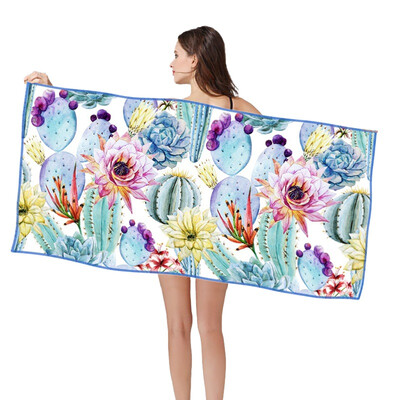 Summer Beach Towel Rectangle Printed Microfiber Absorbent Swimming Bath Towel Drying Washcloth Swimwear Shower Blanket 16080CM
Summer Beach Towel Rectangle Printed Microfiber Absorbent Swimming Bath Towel Drying Washcloth Swimwear Shower Blanket 16080CM