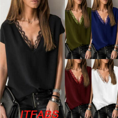 Fashion Women Summer Loose Vest Top short Sleeve Casual Blouse Tank Tops T-Shirt
Fashion Women Summer Loose Vest Top short Sleeve Casual Blouse Tank Tops T-Shirt