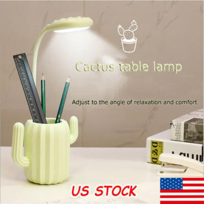 Multiuse LED Cactus Desk Lamp USB Charging Touch Table Light Pen Holder 
Multiuse LED Cactus Desk Lamp USB Charging Touch Table Light Pen Holder