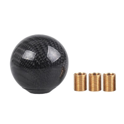 Car Gear Shift Knob Shifter Lever Round Ball Shape Black Carbon Fiber Universal
Car Gear Shift Knob Shifter Lever Round Ball Shape Black Carbon Fiber Universal