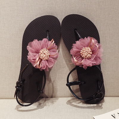 Sandals female flower flat shoes Bohemian wind net red 2019 beach vacation students Joker Roman beach shoes
Sandals female flower flat shoes Bohemian wind net red 2019 beach vacation students Joker Roman beach shoes