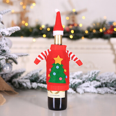 Christmas Wine Bottle Cover Kit Wine Decorative Cover Set Xmas Party Holiday Dinner Table Decorations
Christmas Wine Bottle Cover Kit Wine Decorative Cover Set Xmas Party Holiday Dinner Table Decorations