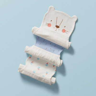 WELLBER baby sweat towel newborn children gauze padded sling 3 strips light blue 4018cm
WELLBER baby sweat towel newborn children gauze padded sling 3 strips light blue 4018cm
