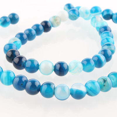 Natural Gemstone Agate Round Bead Strands Dyed DeepSkyBlue 6mm Hole 1mm about 63pcsstrand 1535
Natural Gemstone Agate Round Bead Strands Dyed DeepSkyBlue 6mm Hole 1mm about 63pcsstrand 1535