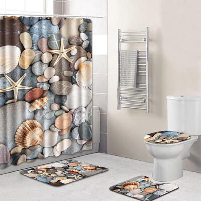 4pcsset Elephant Printed Pattern Water-resistant Shower Curtain Pedestal Rug Lid Toilet Cover Mat Non-slip Bath Mat Set Bathroom
4pcsset Elephant Printed Pattern Water-resistant Shower Curtain Pedestal Rug Lid Toilet Cover Mat Non-slip Bath Mat Set Bathroom