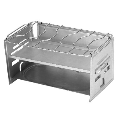 Potable Folding Stainless Steel Backpacking Stove Outdoor Wood Camp Stove Picnic BBQ Grill
Potable Folding Stainless Steel Backpacking Stove Outdoor Wood Camp Stove Picnic BBQ Grill