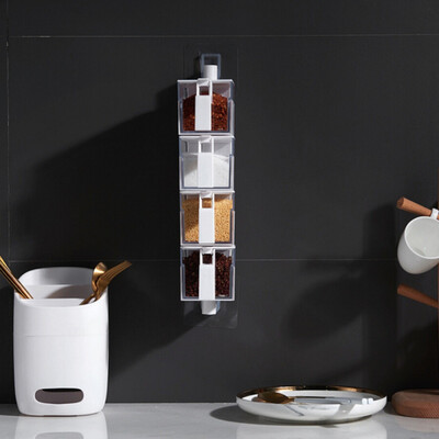 Seasoning Storage Boxes Spice Jar Kitchen Condiment Box Spices Storager Wall Hanging Rotating Kitchen Organization Tool
Seasoning Storage Boxes Spice Jar Kitchen Condiment Box Spices Storager Wall Hanging Rotating Kitchen Organization Tool