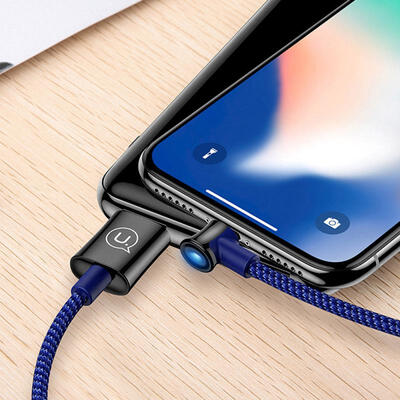 USAMS US-SJ254 Reversible Phone Cables Bend USB Lightning Smart Power Off Charging Cable For IPhone -12m
USAMS US-SJ254 Reversible Phone Cables Bend USB Lightning Smart Power Off Charging Cable For IPhone -12m