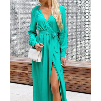 Women Fashion Holiday Long Sleeve Ladies Maxi Long Summer Party Beach Dress Sundress
Women Fashion Holiday Long Sleeve Ladies Maxi Long Summer Party Beach Dress Sundress