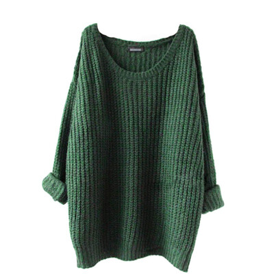 2019 Autumn Winter Fashion Female Loose Sweaters Round Neck Women Sweaters Pullovers Long Sleeve Knitted Sweater
2019 Autumn Winter Fashion Female Loose Sweaters Round Neck Women Sweaters Pullovers Long Sleeve Knitted Sweater
