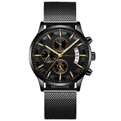 CRRJU 2261 Man Quartz Wristwatch Luminous Function Chronograph Minute Seconds Calendar Display Alloy Case Male Watch
CRRJU 2261 Man Quartz Wristwatch Luminous Function Chronograph Minute Seconds Calendar Display Alloy Case Male Watch