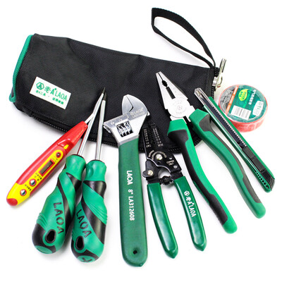 Old A LAOA multi-function household maintenance kit repair kit 9 piece set household tool set LA105109
Old A LAOA multi-function household maintenance kit repair kit 9 piece set household tool set LA105109