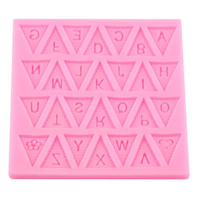 Greensen New Letter Flag Silicone Mold Cake Decorating Baking Chocolate Mould Baking Tool
Greensen New Letter Flag Silicone Mold Cake Decorating Baking Chocolate Mould Baking Tool