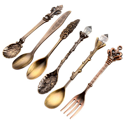 Spoon Coffee Spoon Set Vintage Table Spoon Antique Tea Spoons Coffee Royal Style Metal Carved Fork Tablespoons 6 PcsSet 20
Spoon Coffee Spoon Set Vintage Table Spoon Antique Tea Spoons Coffee Royal Style Metal Carved Fork Tablespoons 6 PcsSet 20