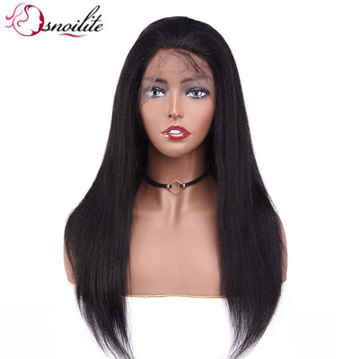 Kinky Straight Virgin Brazilian Hair Full Lace Front Human Hair Wigs Coarse Yaki 100 Human Hair Lace Wigs for Women
Kinky Straight Virgin Brazilian Hair Full Lace Front Human Hair Wigs Coarse Yaki 100 Human Hair Lace Wigs for Women