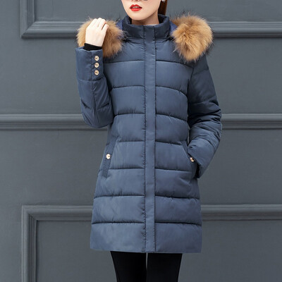 Roseonmyhand Women Winter Warm Thick Outerwear Hair Collar Zip Coat Slim Cotton-padded Jacket
Roseonmyhand Women Winter Warm Thick Outerwear Hair Collar Zip Coat Slim Cotton-padded Jacket