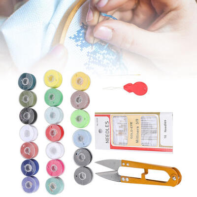 Greensen Portable Outdoor Travel Home Sewing Kit Measure Scissor Thread Needle Set with Storage Box
Greensen Portable Outdoor Travel Home Sewing Kit Measure Scissor Thread Needle Set with Storage Box