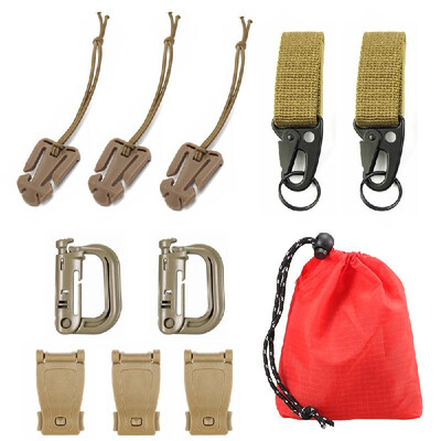 11 Attachment Kit for Tactical Molle Bag Backpack Vest Belt D-Rings Web Dominators Buckles Straps
11 Attachment Kit for Tactical Molle Bag Backpack Vest Belt D-Rings Web Dominators Buckles Straps