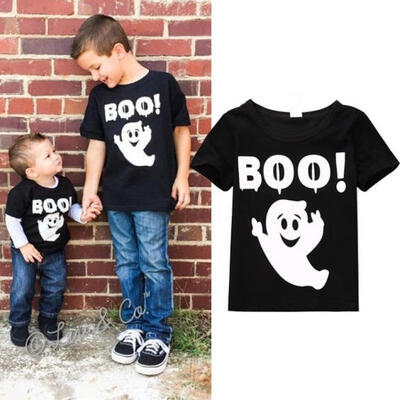 Baby Kids Boys Girls Ghost Print Casual T-shirt Short Sleeve Pullover Shirt Tops 0-5Y
Baby Kids Boys Girls Ghost Print Casual T-shirt Short Sleeve Pullover Shirt Tops 0-5Y