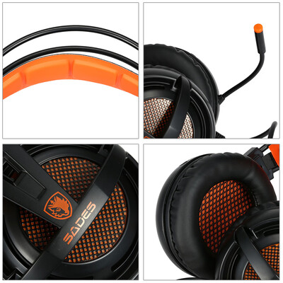 SADES A6 Gaming Headphone with Mic USB Professional Over Ear Stereo Gaming Headset with LED Noise Cancellation & Wonderful Sound E
SADES A6 Gaming Headphone with Mic USB Professional Over Ear Stereo Gaming Headset with LED Noise Cancellation & Wonderful Sound E