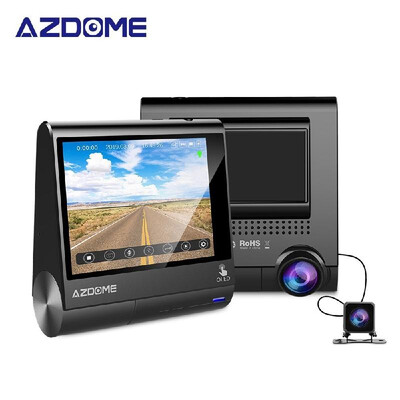 AZDOME Dash Cam Car DVRs Recorder 3" OLED with GPS Vehicle Rear View Camera Camcorder Night Vision Dashcam
AZDOME Dash Cam Car DVRs Recorder 3" OLED with GPS Vehicle Rear View Camera Camcorder Night Vision Dashcam
