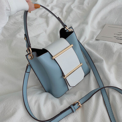 Qiao Bani 2019 new Korean fashion Dongdaemun hit color bucket bag hand shoulder shoulder diagonal trend handbags
Qiao Bani 2019 new Korean fashion Dongdaemun hit color bucket bag hand shoulder shoulder diagonal trend handbags