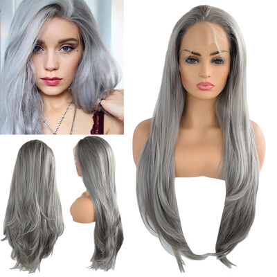 〖Follure〗Female Grey Wavy Party Curly Synthetic Wig Lace Wigs Women Lace Front Hair
〖Follure〗Female Grey Wavy Party Curly Synthetic Wig Lace Wigs Women Lace Front Hair