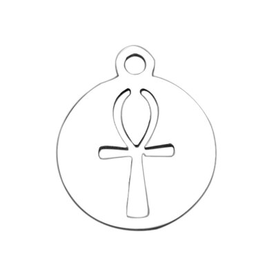 304 Stainless Steel Charms Flat Round with Cross Stainless Steel Color 14x117x1mm Hole 15mm
304 Stainless Steel Charms Flat Round with Cross Stainless Steel Color 14x117x1mm Hole 15mm