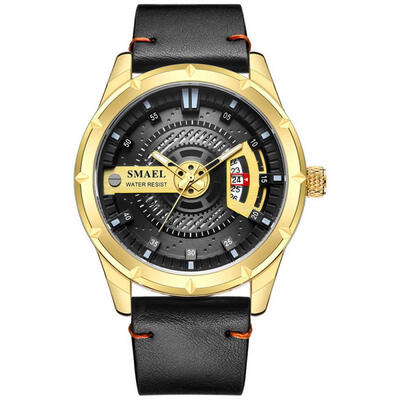 SMAEL 9011 Casual Sport Watch Multifunctional Male Leather Wristwatch Waterproof Business Quartz Watches
SMAEL 9011 Casual Sport Watch Multifunctional Male Leather Wristwatch Waterproof Business Quartz Watches