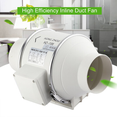High Efficiency Inline Duct Fan Air Extractor Bathroom Kitchen Ventilation System 110V
High Efficiency Inline Duct Fan Air Extractor Bathroom Kitchen Ventilation System 110V