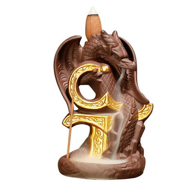 Greensen Redware Smoke Backflow Incense Burner Home Decor Pterosaur Aromatherapy Censer
Greensen Redware Smoke Backflow Incense Burner Home Decor Pterosaur Aromatherapy Censer