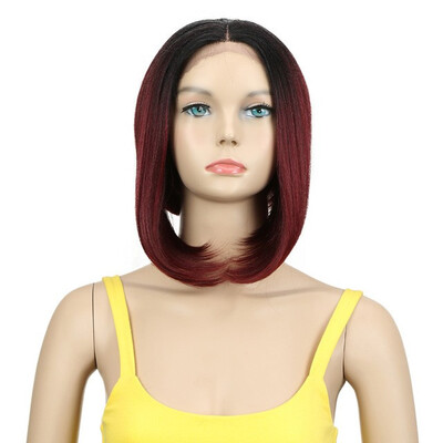 Noble Synthetic Lace Front Wig With Bangs Middle Part Burgundy Lace Front Wig Ombre 4 Color BOB Style Wigs
Noble Synthetic Lace Front Wig With Bangs Middle Part Burgundy Lace Front Wig Ombre 4 Color BOB Style Wigs