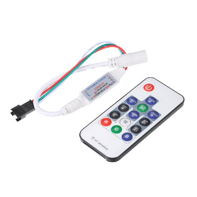 DC 5V-24V Mini Wireless 17 Keys RF Remote Controller with Lock Function 300 Kinds of Color Changes for WS2812 WS2811 SK6812 RGB LE
DC 5V-24V Mini Wireless 17 Keys RF Remote Controller with Lock Function 300 Kinds of Color Changes for WS2812 WS2811 SK6812 RGB LE
