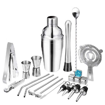 22pcs Bar Cocktail Set Boston Shaker Drink Making Kit Stainless Mixer Making Gift 
22pcs Bar Cocktail Set Boston Shaker Drink Making Kit Stainless Mixer Making Gift
