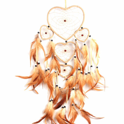 Handmade Hear Dreamcatcher Wind Chimes Indian Style Feather Pendant Dream Catcher Hanging Gift Home Decor
Handmade Hear Dreamcatcher Wind Chimes Indian Style Feather Pendant Dream Catcher Hanging Gift Home Decor